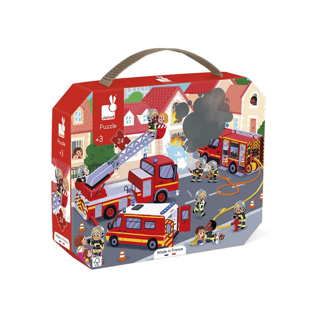 [J02605] Puzzle pompier 24 pcs - Janod