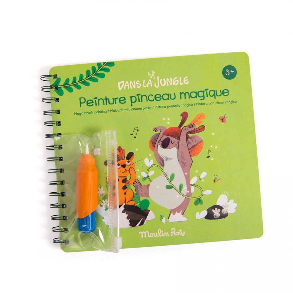 Peinture pinceau magique - Dans la jungle - Moulin Roty