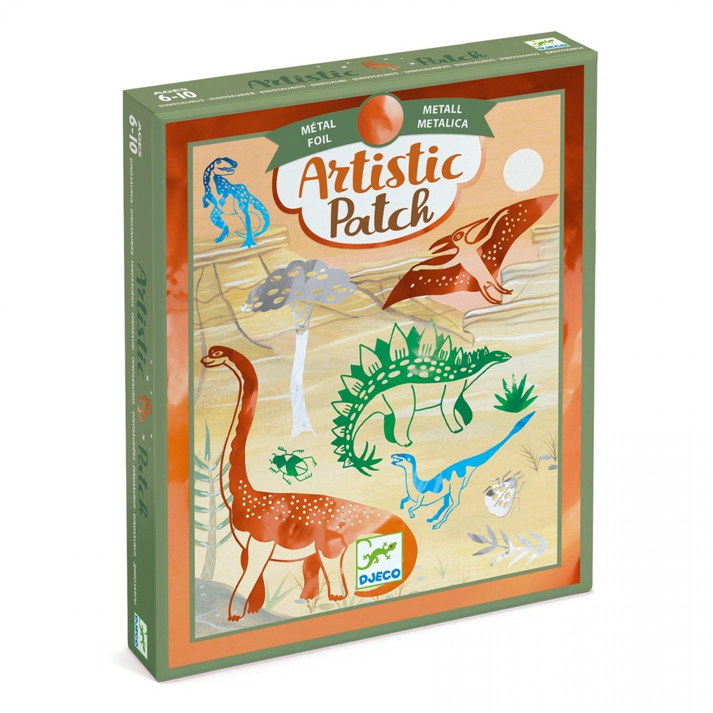 Kit créatif Artistic Patch - Dinosaures - Djeco