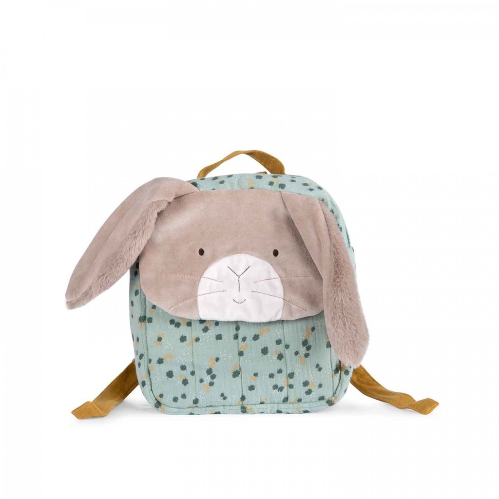 [678070] Sac à dos à broder Lapin Trois Petits Lapins - Moulin Roty
