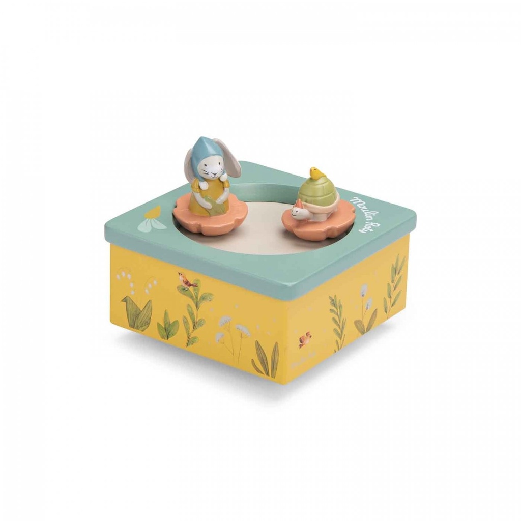 [678105] Boîte à musique Trois Petits Lapins - Moulin Roty