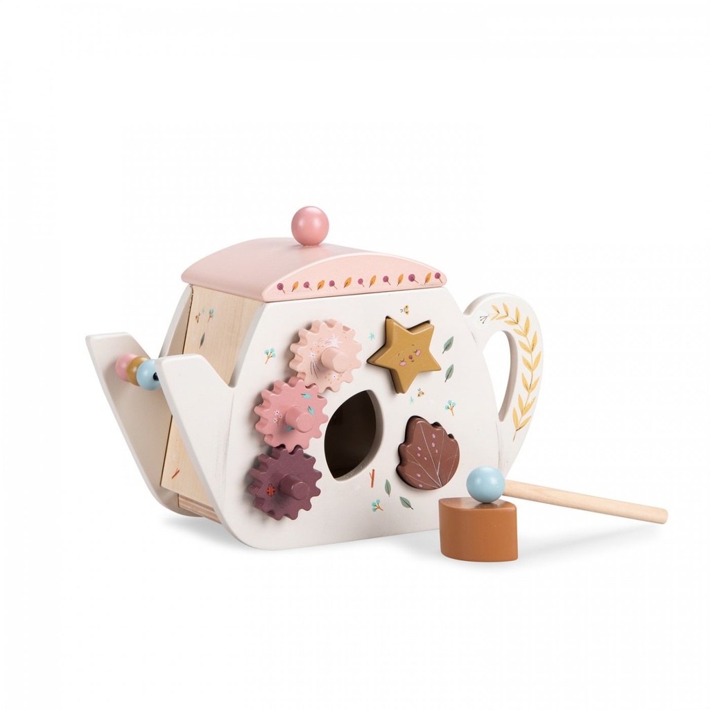 Théière d'activités en bois - Après la pluie - Moulin Roty