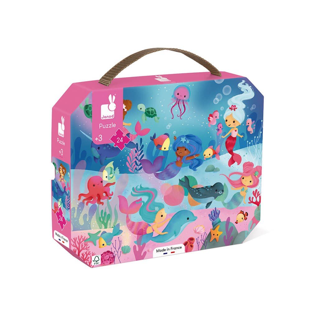 [J02613] Puzzle Sirènes 24 pièces - Janod