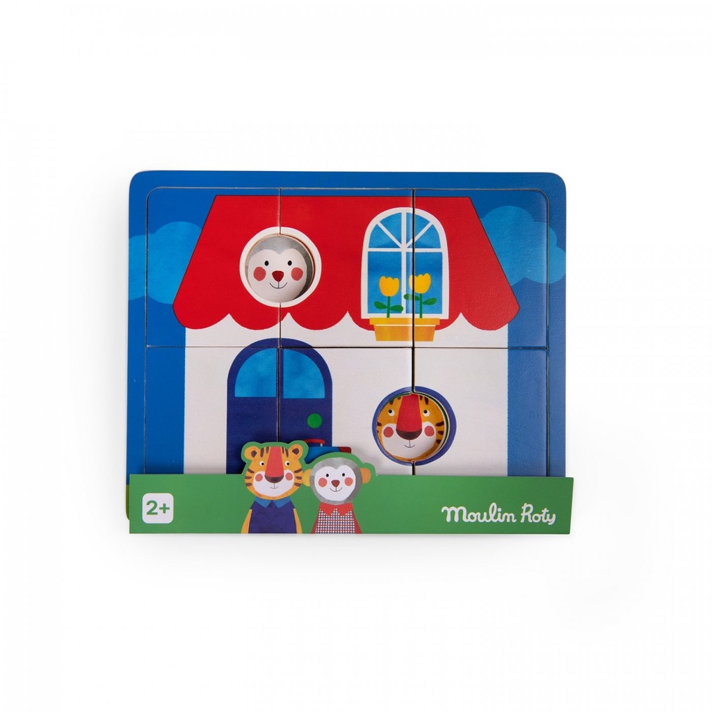 [661103] Puzzle à 3 étages Popipop - Moulin Roty