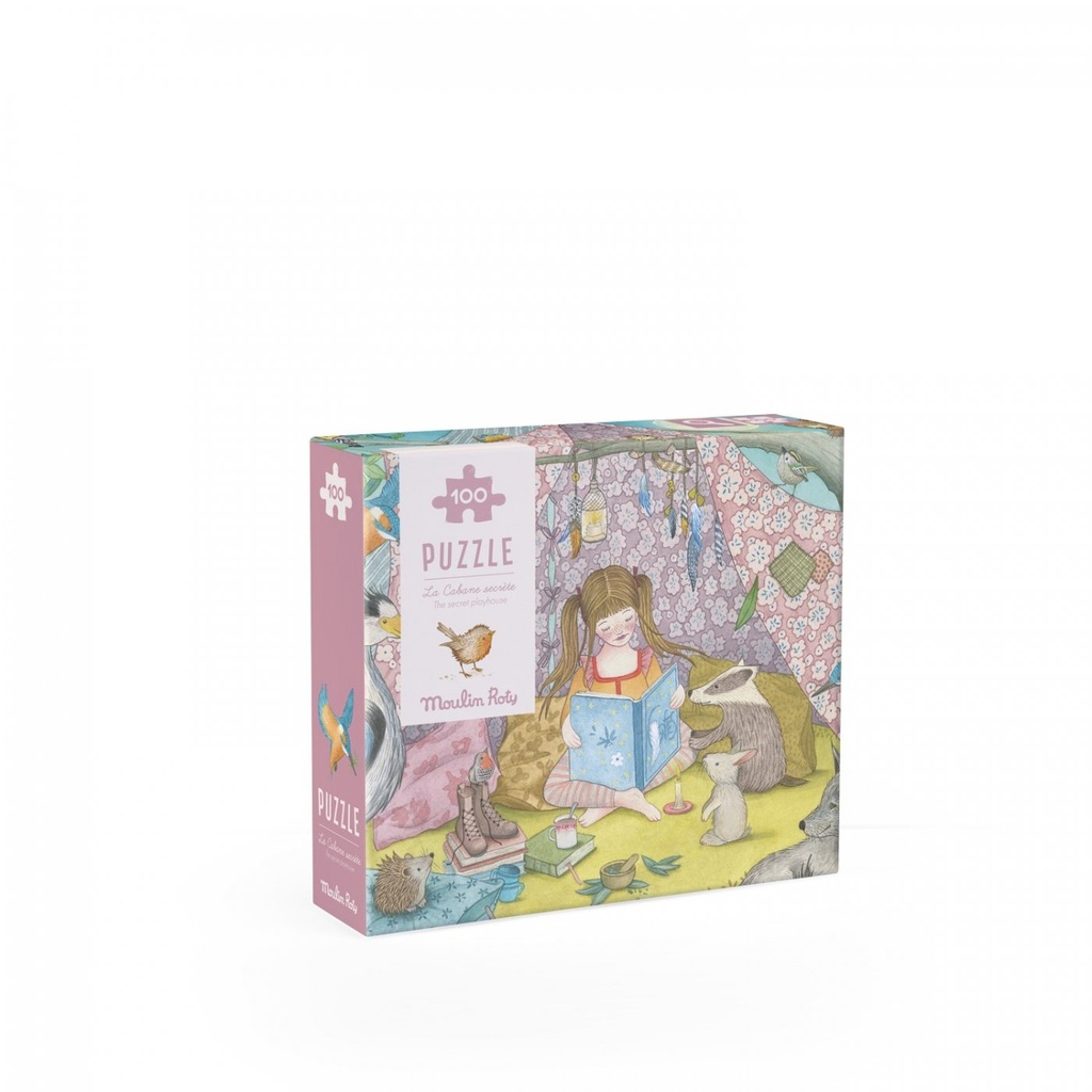 Puzzle La cabane secrète 100 pcs Les Rosalies - Moulin Roty