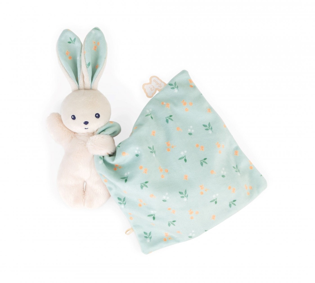 [K972001] Doudou Lapin Carré Douceur Bouquet d'agrumes - Kaloo