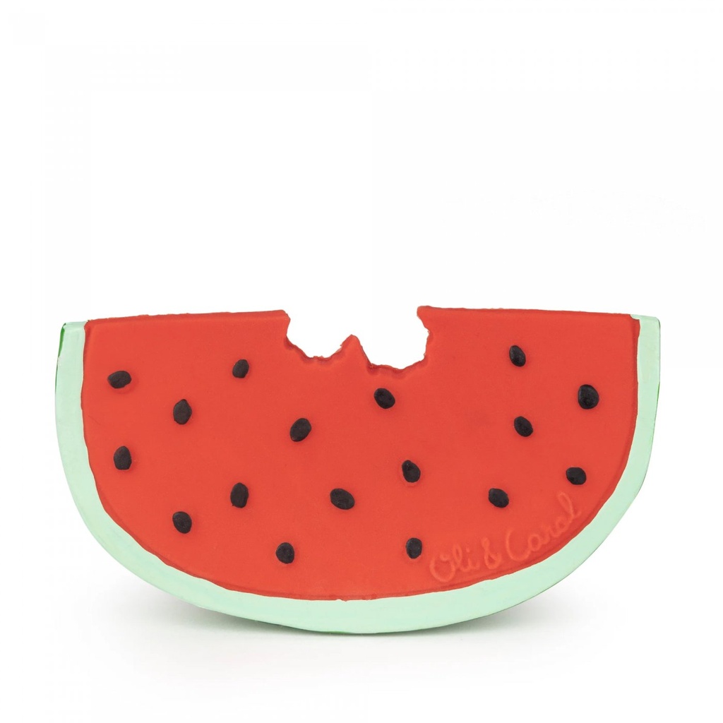 [LEG-WATERMELON] Anneau de dentition Wally la pastèque - Oli & Carol