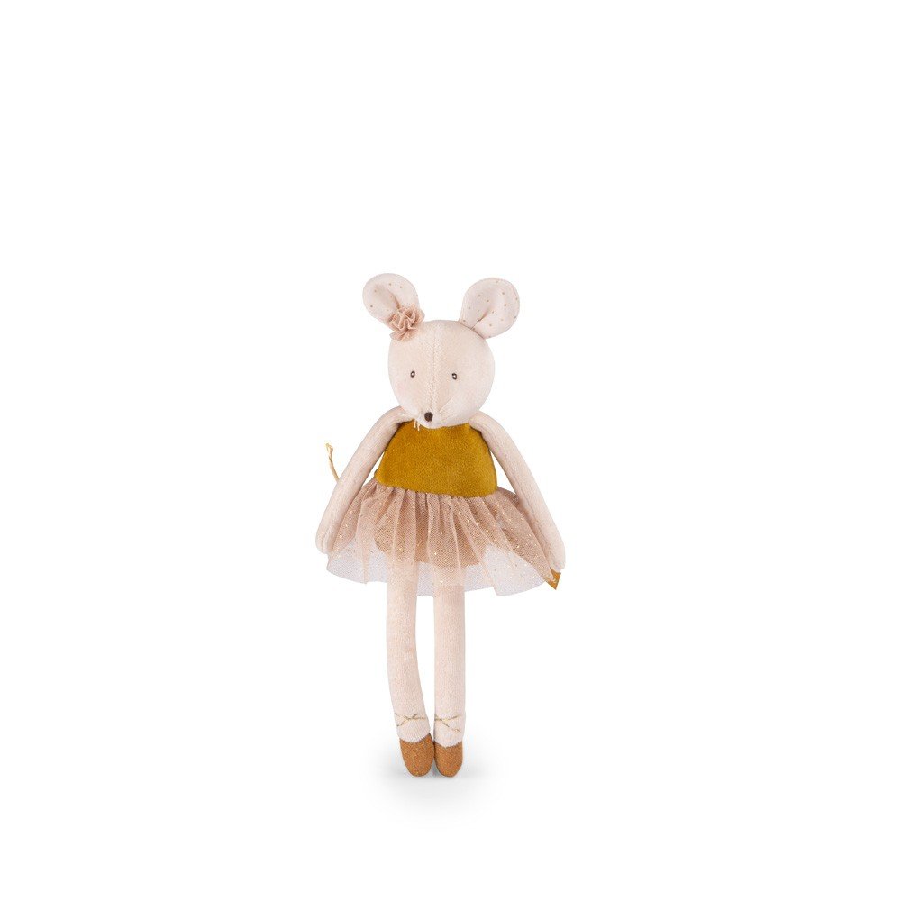 [667029] Petite peluche Souris or - La petite école de Danse - Moulin Roty
