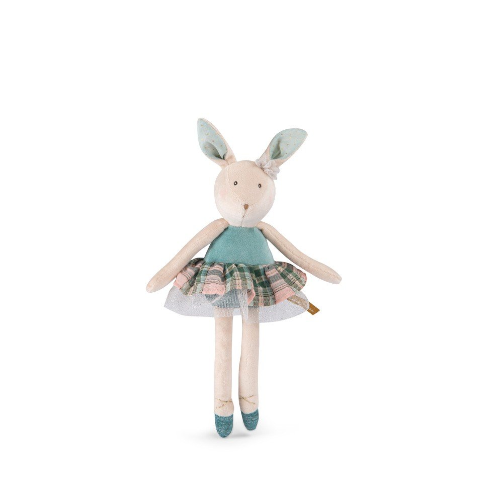[667030] Petite peluche Lapin bleu - La petite école de Danse - Moulin Roty