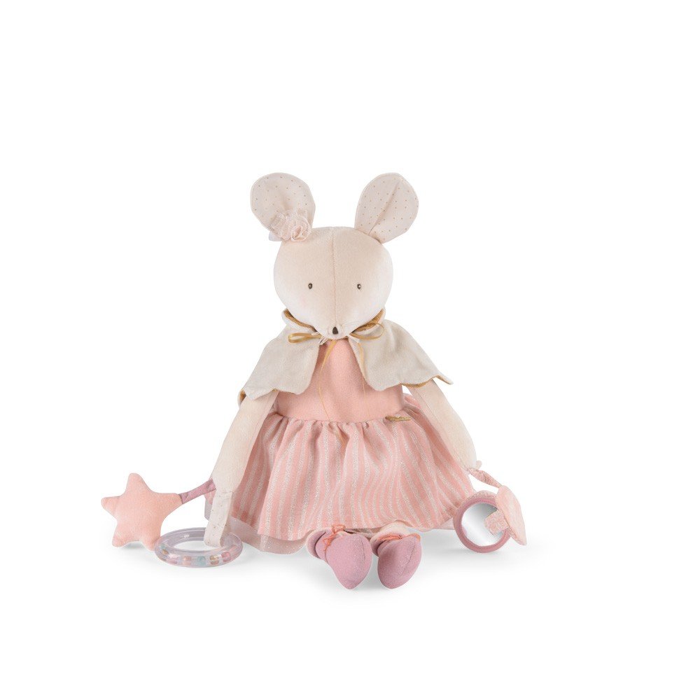 Grande peluche d'activités Souris - La petite école de Danse - Moulin Roty