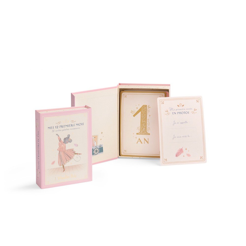 [667601] Cartes Mes 12 premiers mois - La petite école de Danse - Moulin Roty