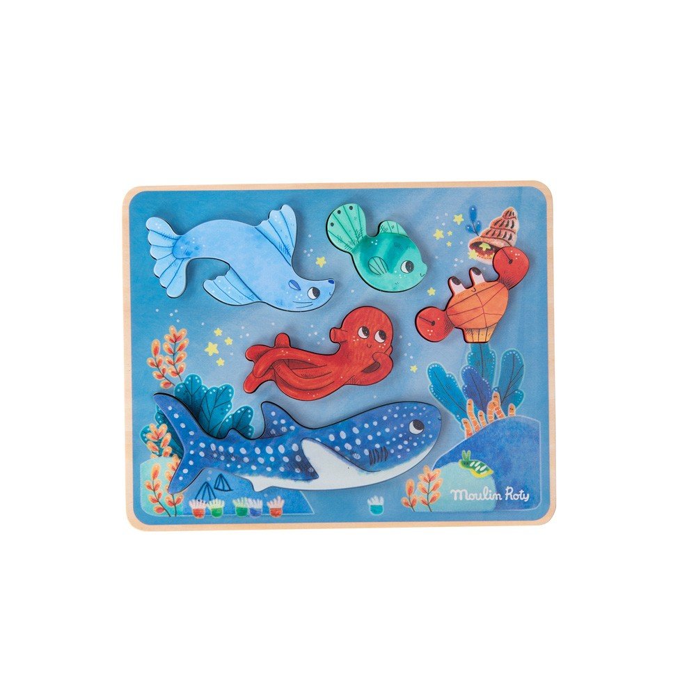 [676381] Puzzle sensoriel Les Aventures de Paulie - Moulin Roty