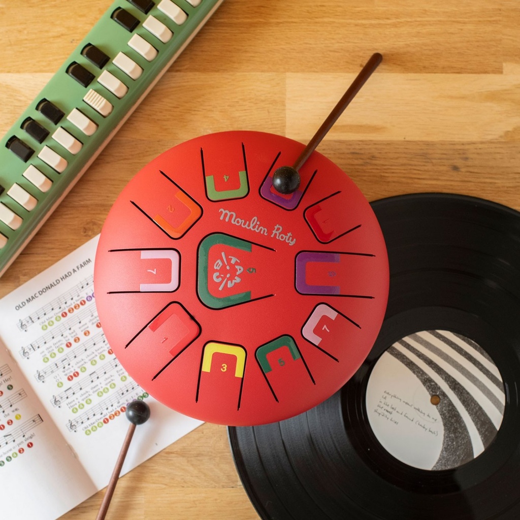 [661107] Tambour à languettes Les Popipop - Moulin Roty