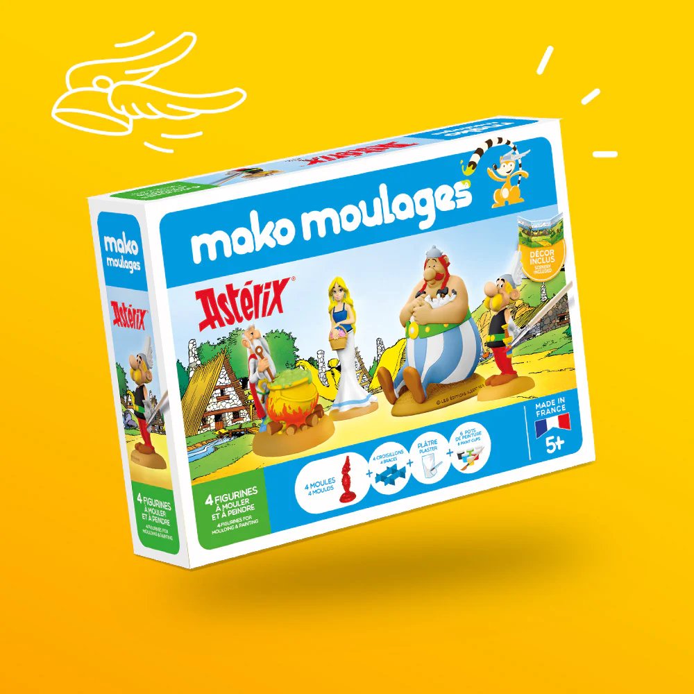Moulages Astérix et Obélix - Mako Moulage