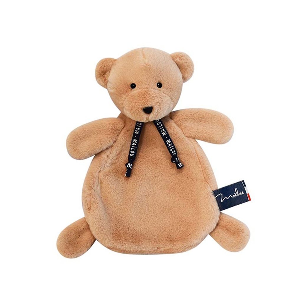 Doudou Ours Dorlotin Beige plat  - Mailou Tradition