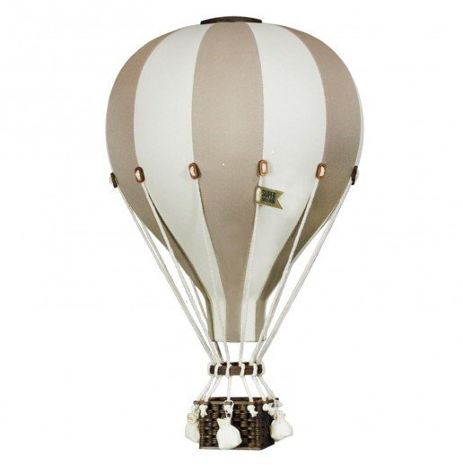 Montgolfière décorative Taille L Beige et Or - Super Balloon