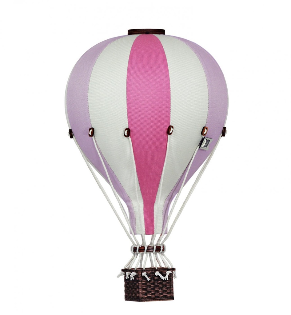 Montgolfière décorative Taille S Beige, Rose et Lilas - Super Balloon
