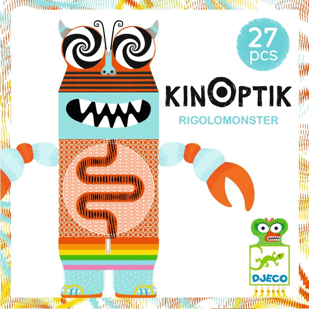 Jeu d'imagination et de construction RigoloMonster 27 pcs KinoptiK - Djeco