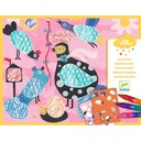 Coffret de coloriage Piou piou & co - Djeco