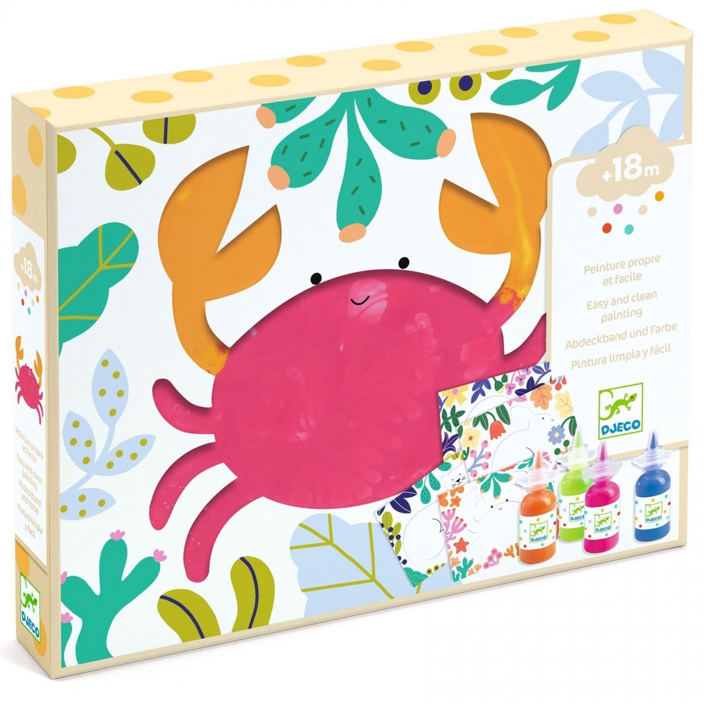 [DJ09858] Coffret peinture Barbouille et beau - Djeco