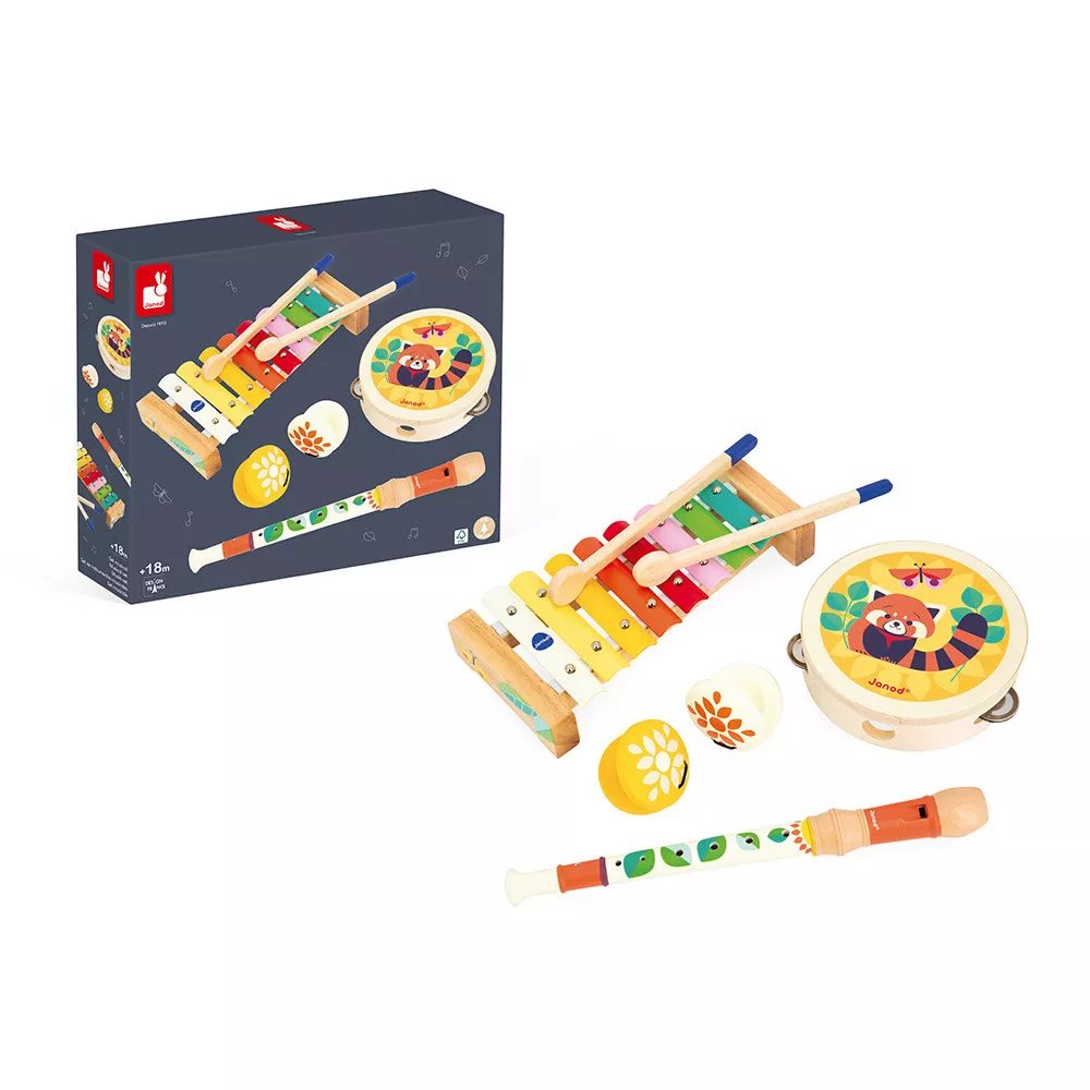 [J07656] Set musical en bois Gioia - Janod