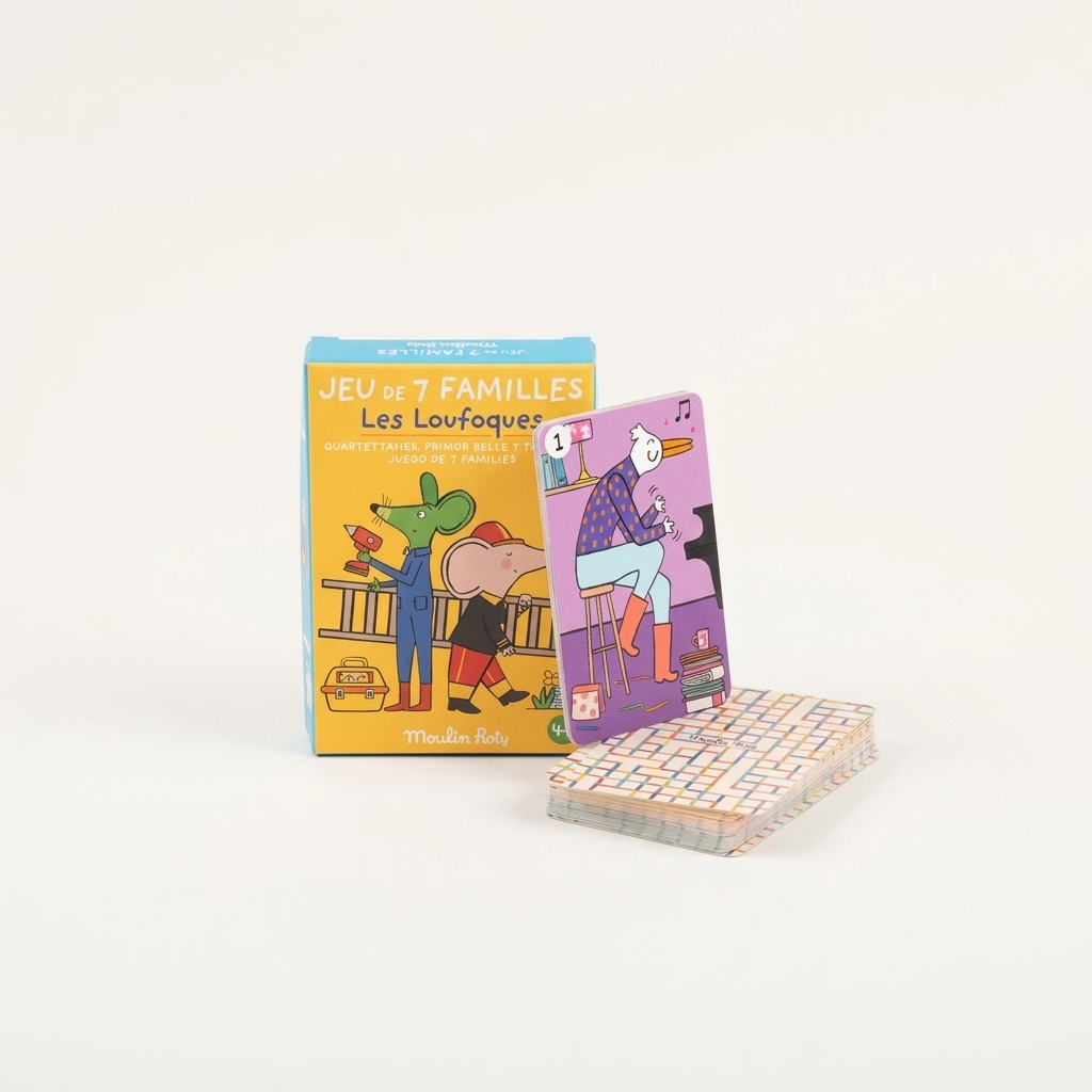 Jeu de 7 familles Les Loufoques - Moulin Roty