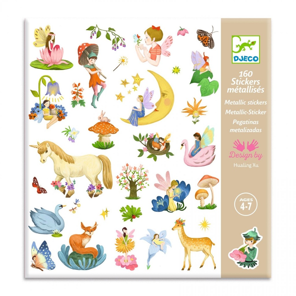 [DJ09279] 160 stickers fantasy - Djeco