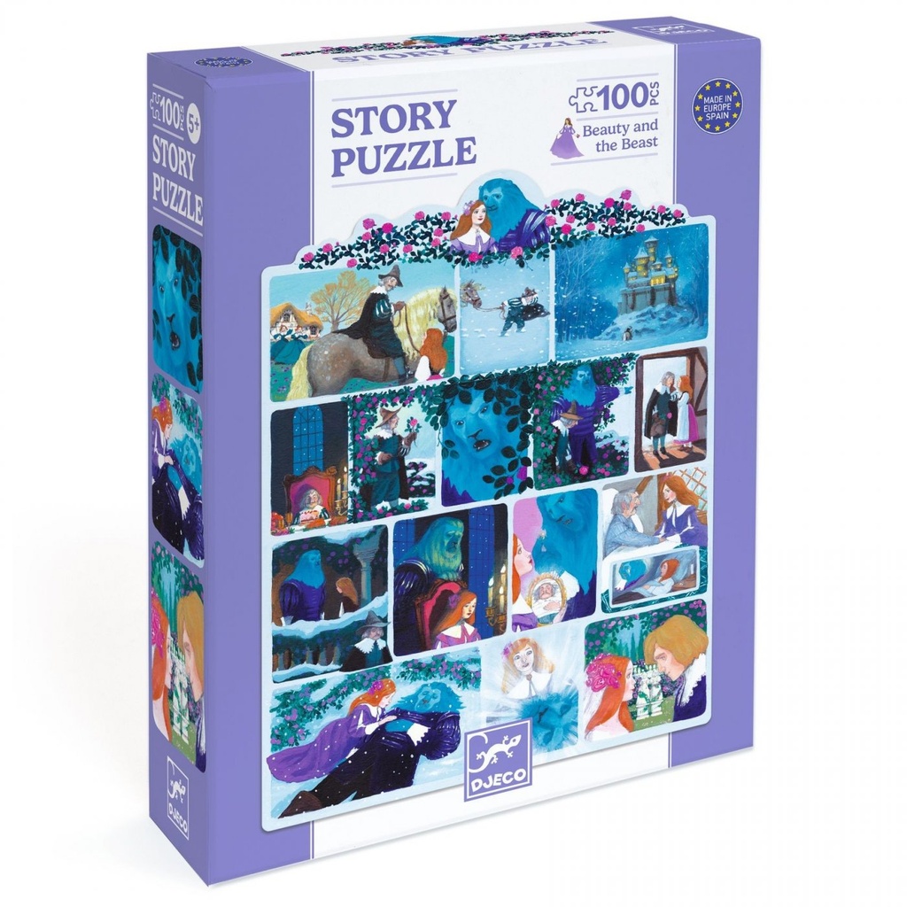 [DJ07055] Puzzle 100 pcs La Belle et la Bête - Djeco