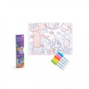 Set en silicone à colorier + 5 feutres Les Toupitis - Moulin Roty