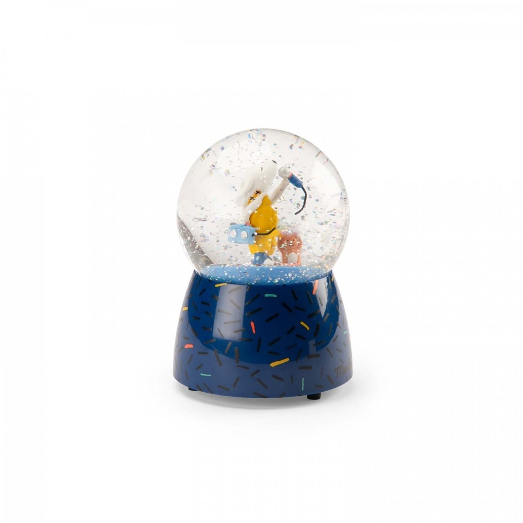[684044] Boule à neige musicale Puce et Pilou - Moulin Roty