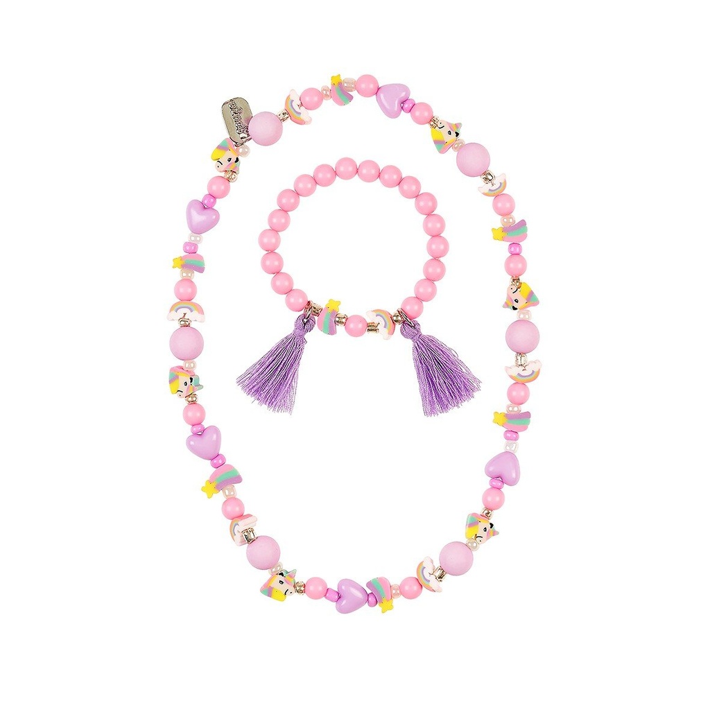 [107270] Collier + bracelet, Licorne - Souza