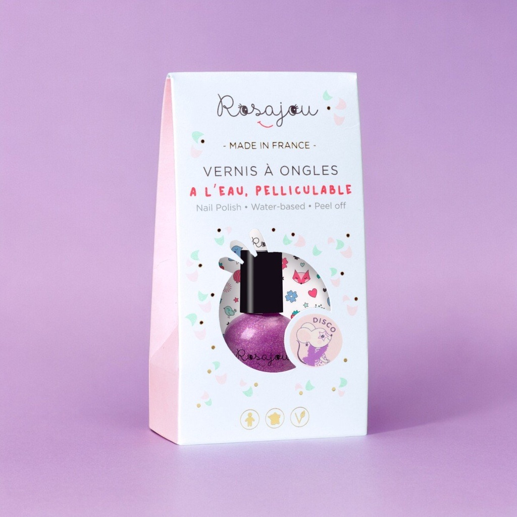 [RVAO22] Vernis Disco violet nacré - Rosajou