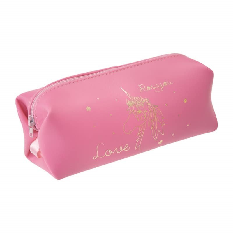 Trousse rose licorne - Rosajou