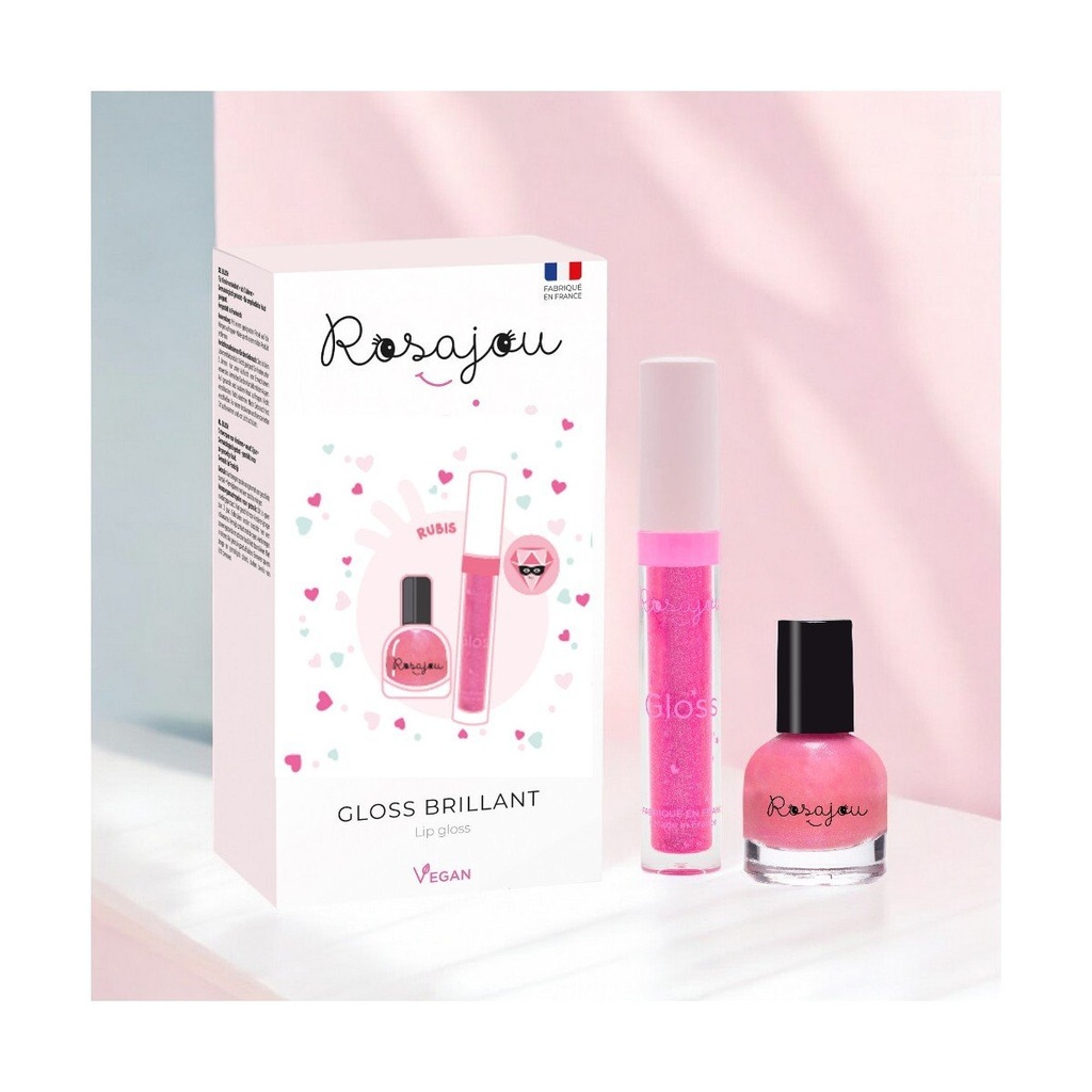 [RORDUO04] Duo Vernis et gloss Rubis - Rosajou