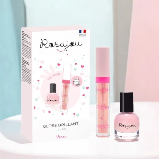Duo Vernis et gloss Ballerine - Rosajou