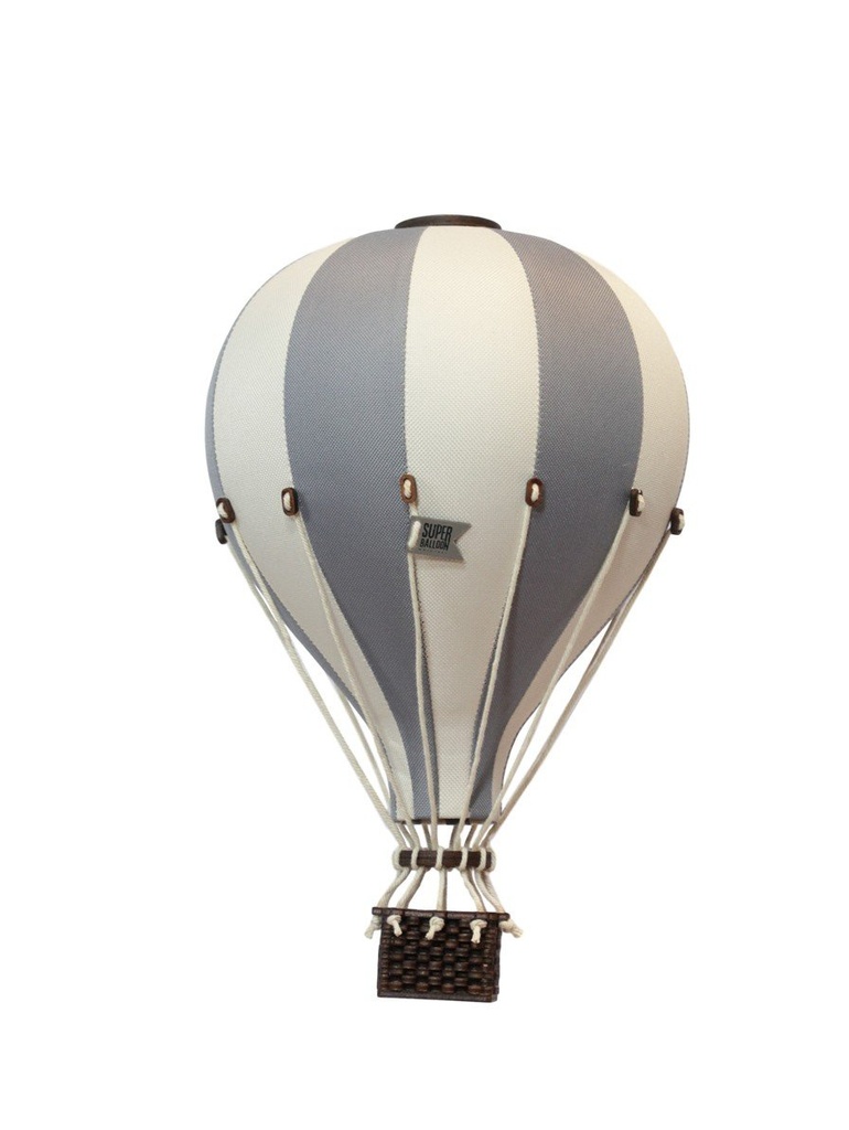 Montgolfière décorative Taille S Beige et Gris Foncé - Super Balloon