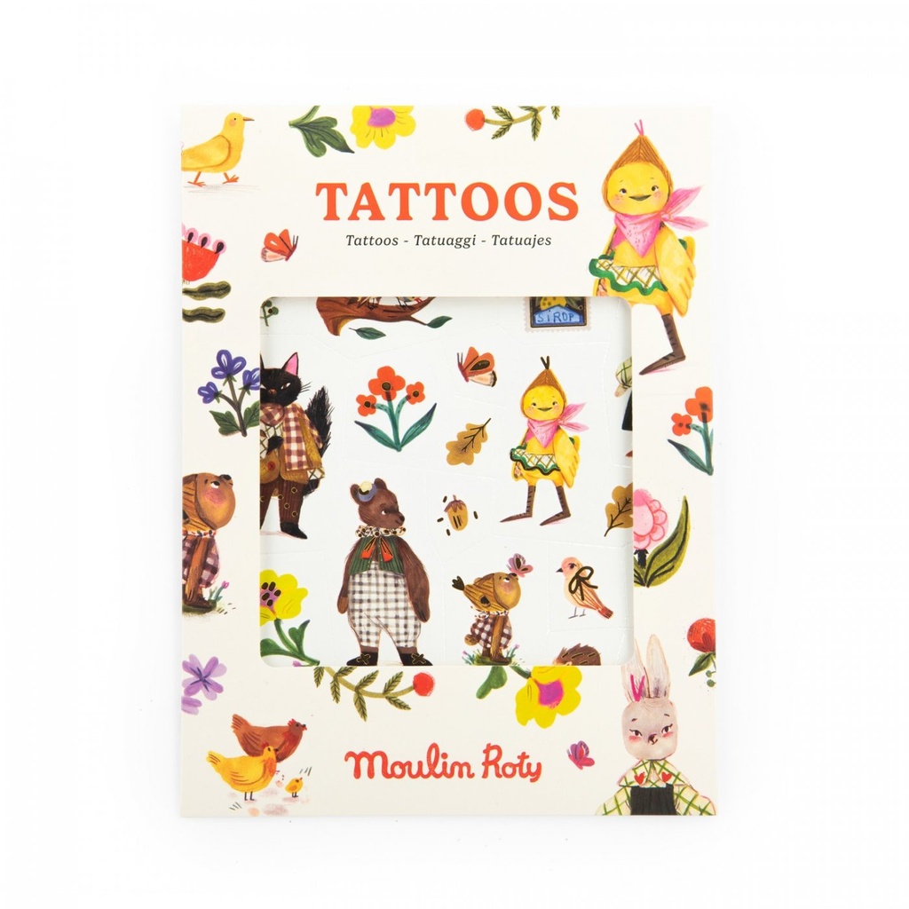Tatouages éphémères pour enfant - Les Minouchkas - Moulin Roty