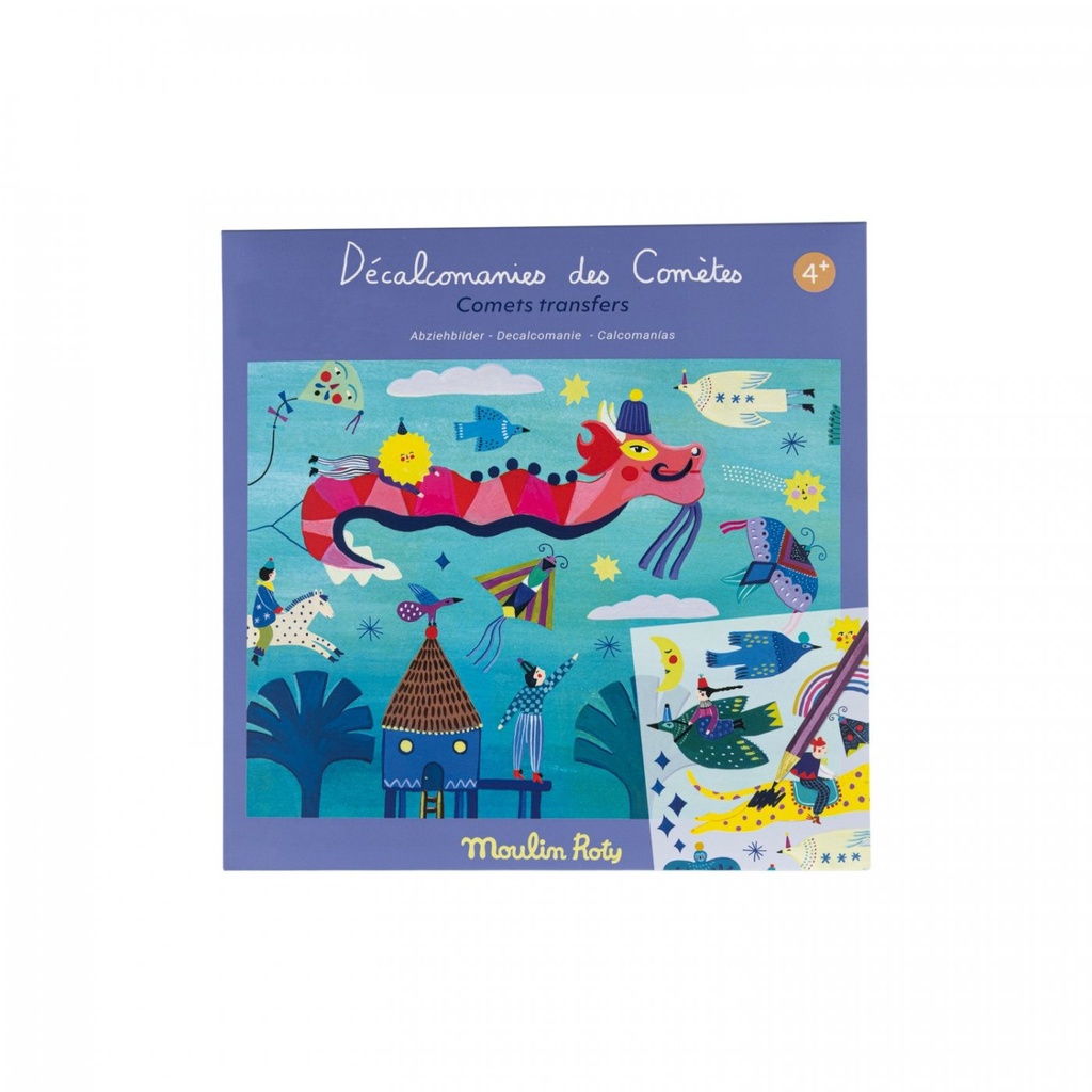[687007] Décalcomanies - Les Comètes Filantes - Moulin Roty