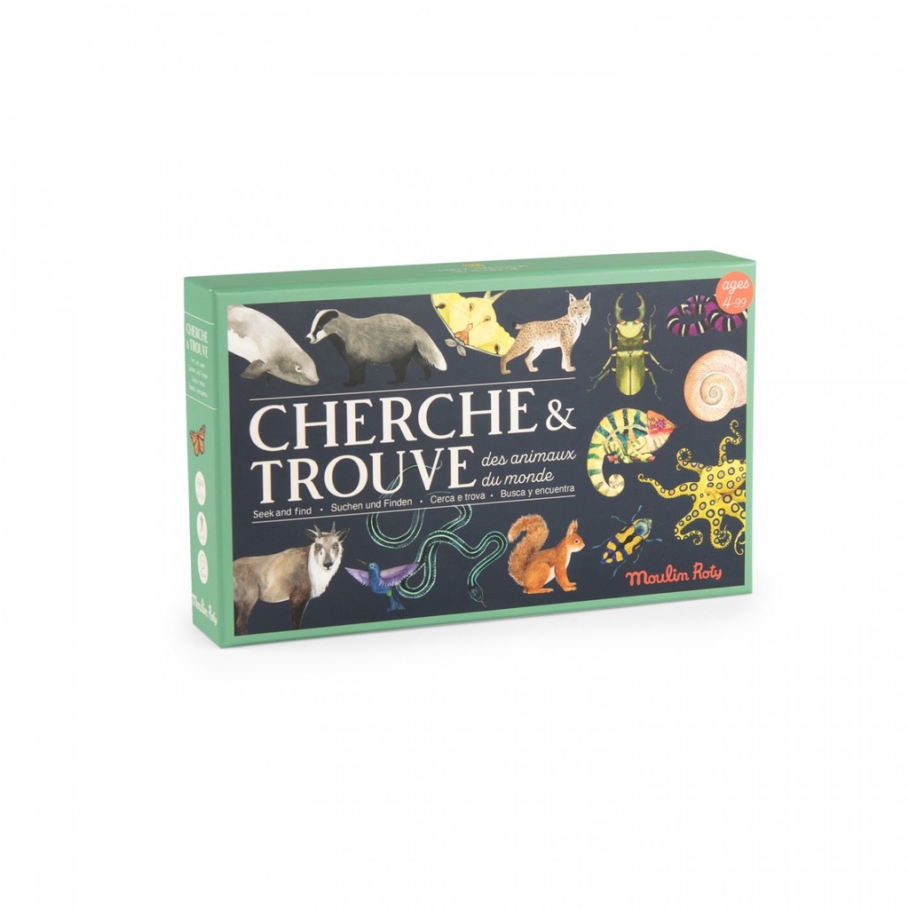 Jeu cherche et trouve Tout autour du monde - Moulin Roty