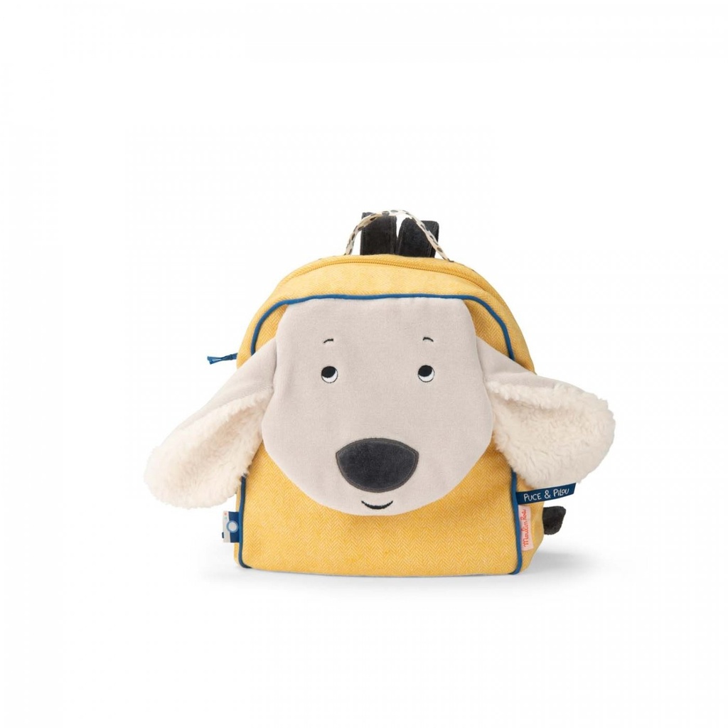 [684019] Sac à dos Pilou Jaune Puce et Pilou - Moulin Roty