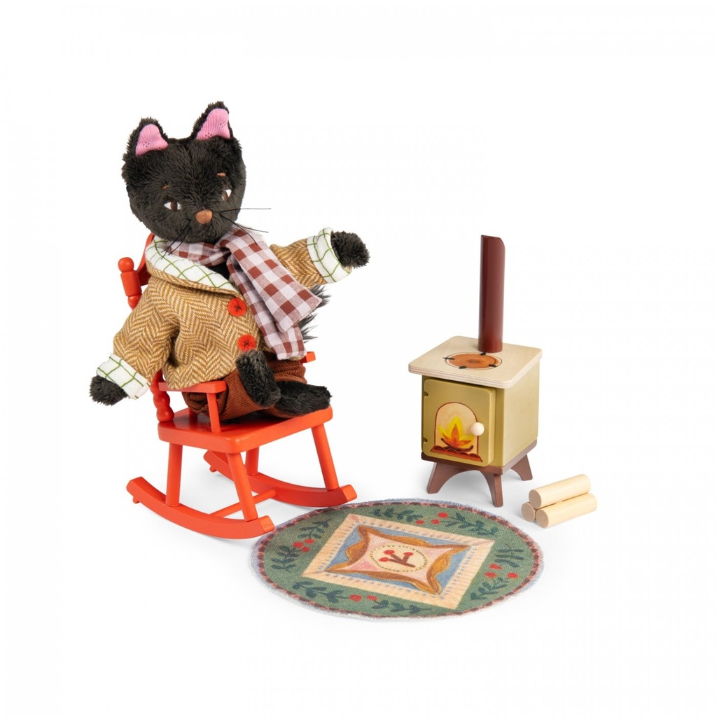 [681104] Set au coin du feu - Les Minouchkas - Moulin Roty
