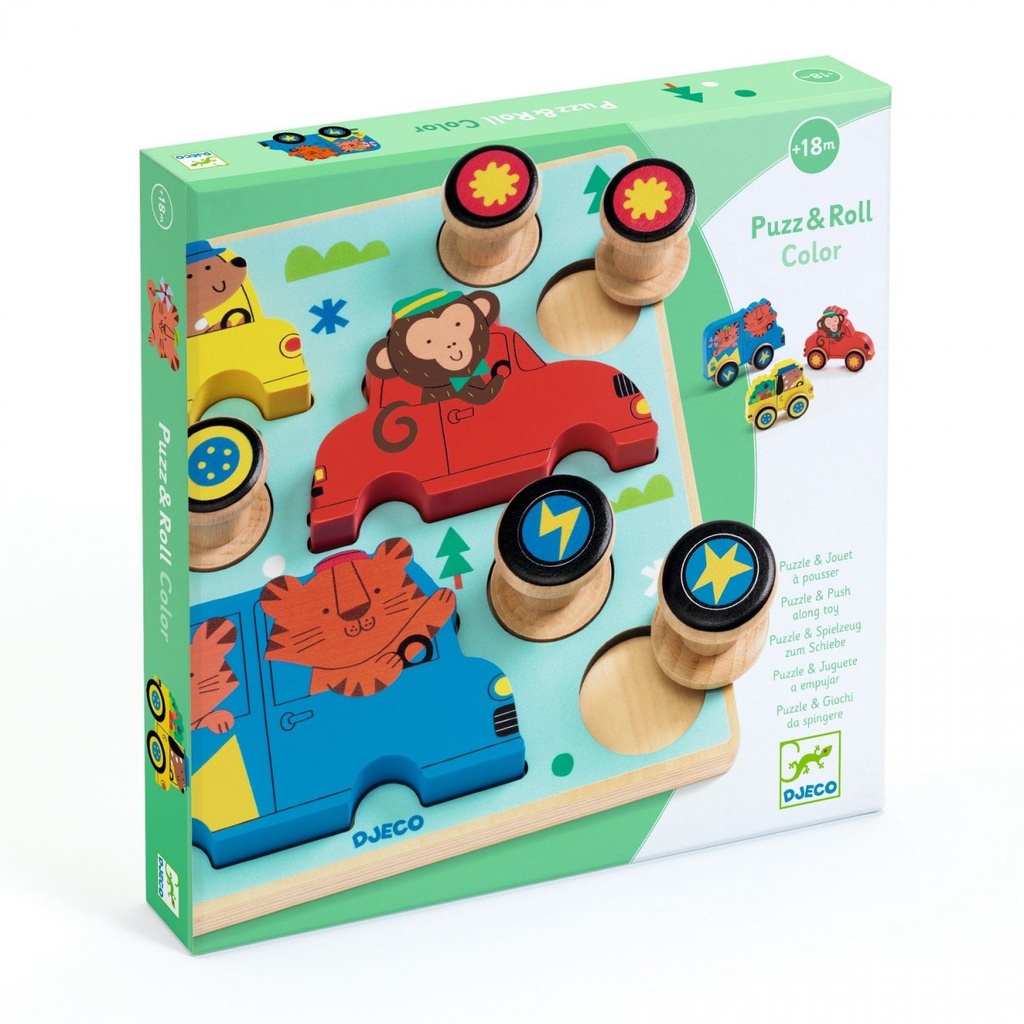 [DJ01079] Puzzle 2 en 1 Puzz & roll Color - Djeco