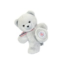 Ours en Peluche Articulé Français 25 cm – Gris - L'Ours Français