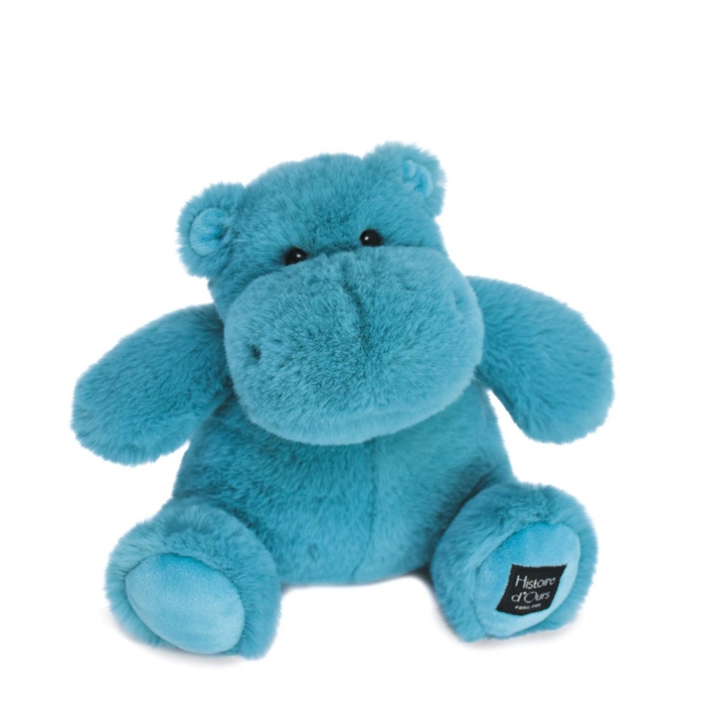 [HO3112] Hippo Peluche 25cm - Vert emeraude - Histoire d'Ours
