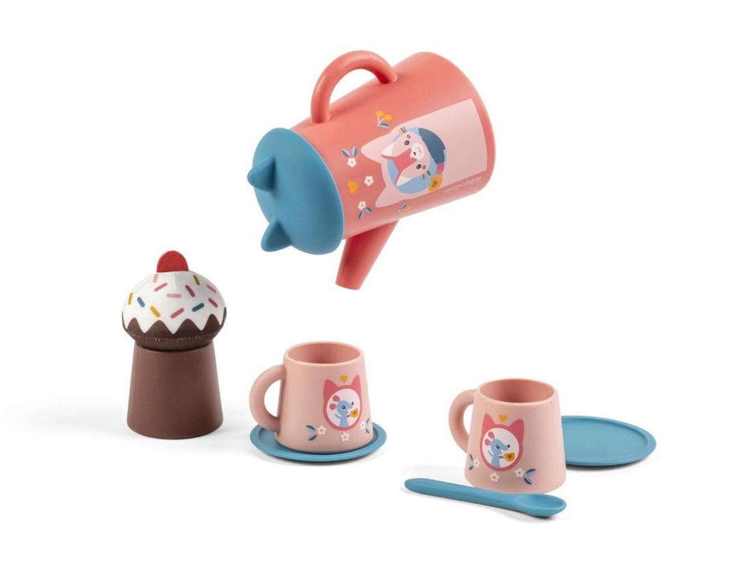 Jeu de bain Set de Thé Jeanne le chat - Lilliputiens