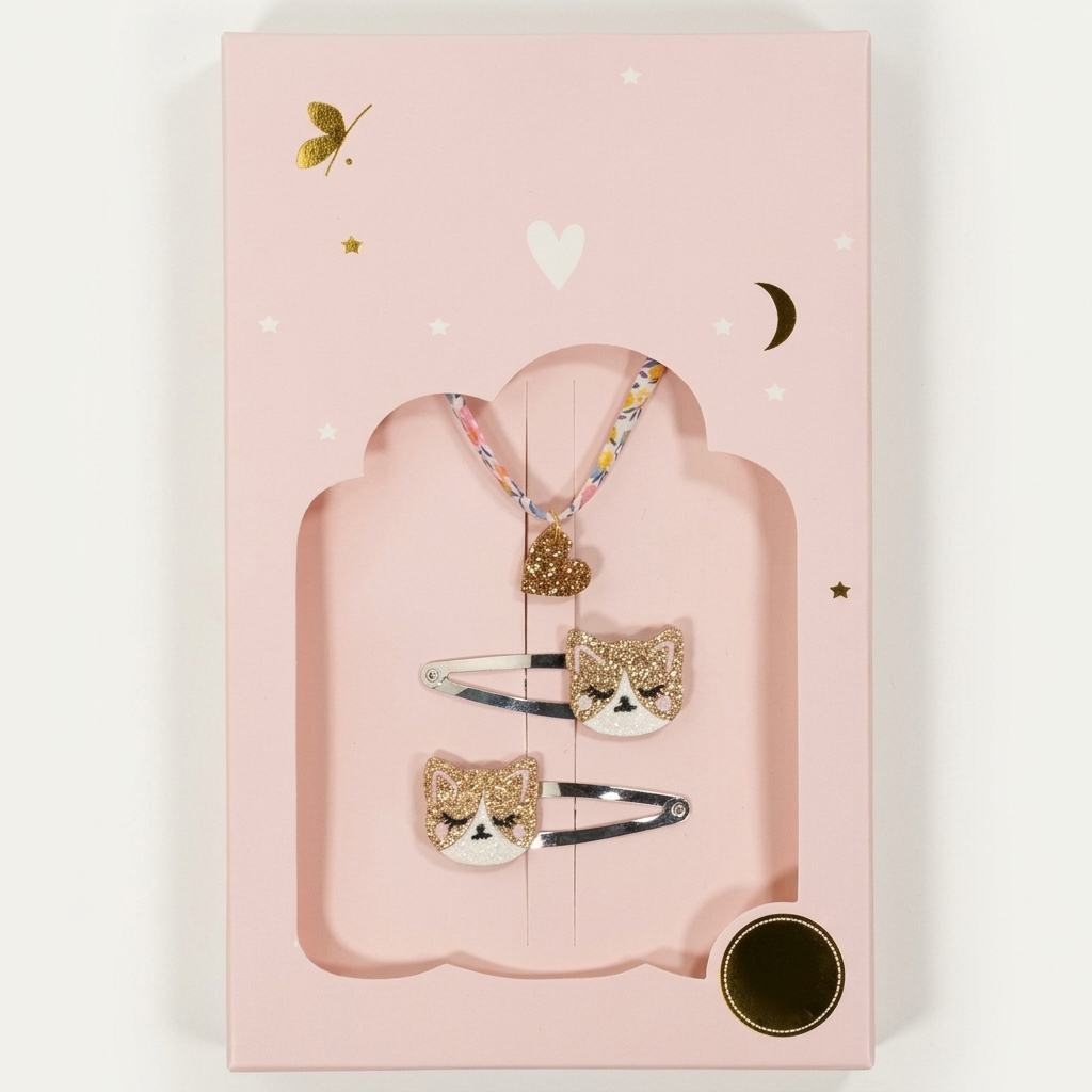 [BOX_238] Coffret pompon - Luciole et Petit Pois