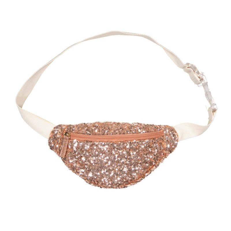 [SB_05] Sac banane sequins roses - Luciole et Petit Pois