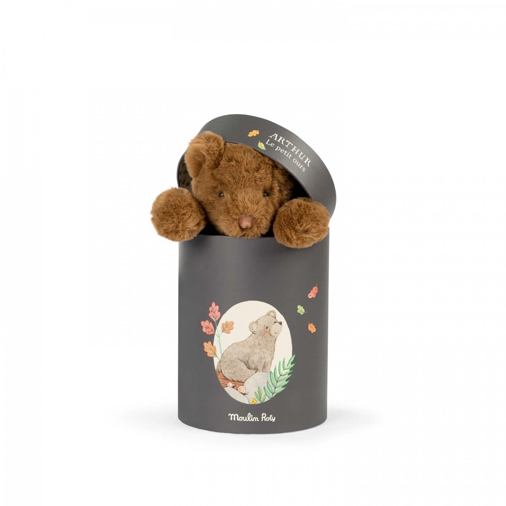 [680037] Poupée ours Arthur (en boîte) - Arthur et Louison - Moulin Roty