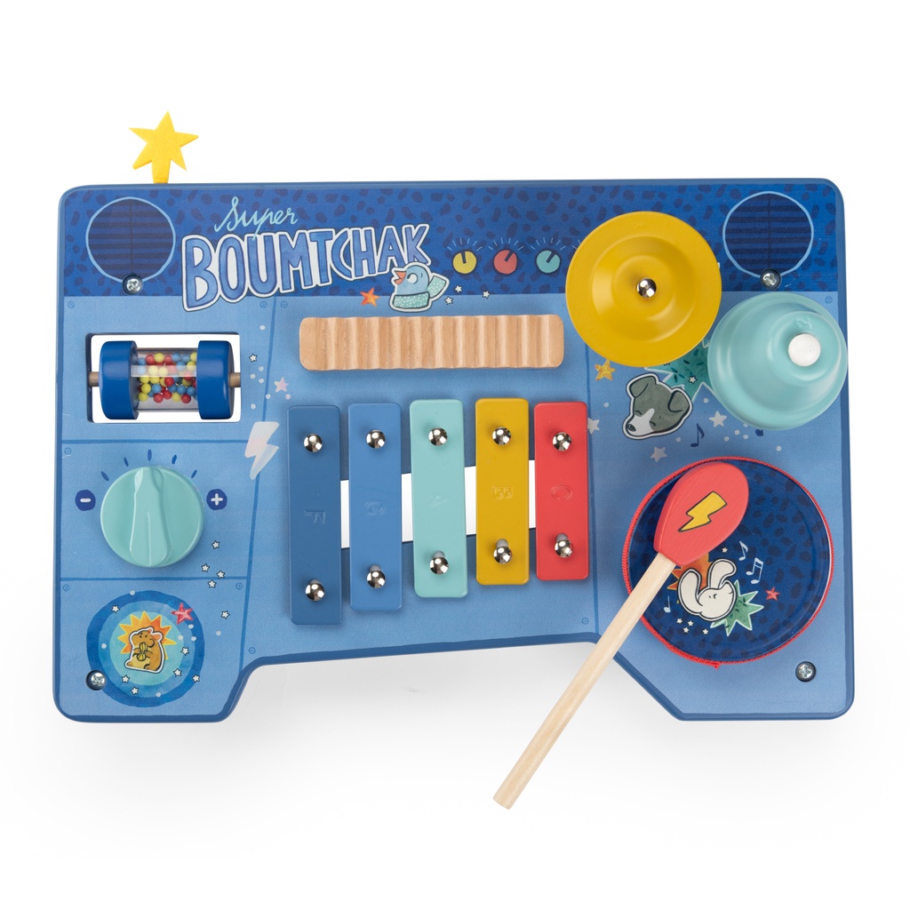 Table multi-activités musicale Puce et Pilou - Moulin Roty