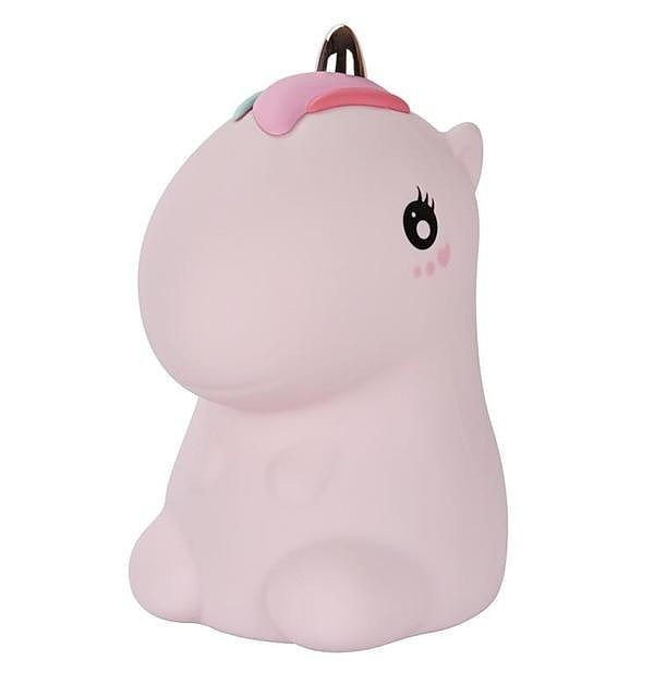 Veilleuse Licorne Rose à paillettes Cosmo - Little L